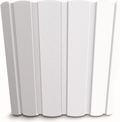 Πλαστική γλάστρα Boardee Basic 19,9 cm – λευκή