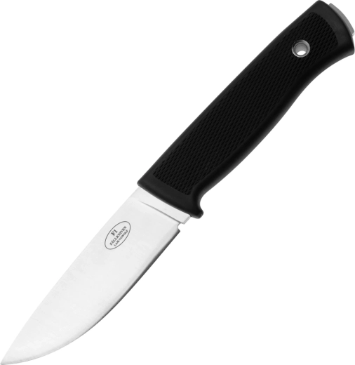Fällkniven F1nZ υπαίθριο μαχαίρι 10 cm, σατινέ, μαύρο, Thermorun, θήκη Zytel
