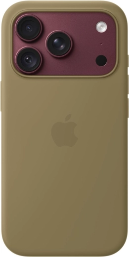 Θήκη σιλικόνης Apple με MagSafe για iPhone 18 Pro – λαδί