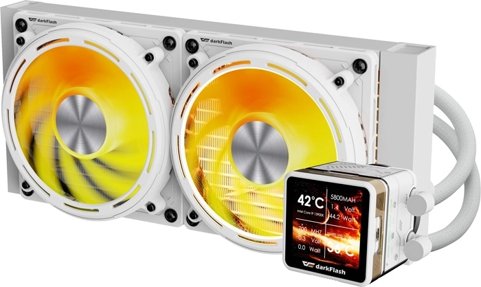 Υδρόψυξη CPU DarkFlash Explore DE240 λευκή