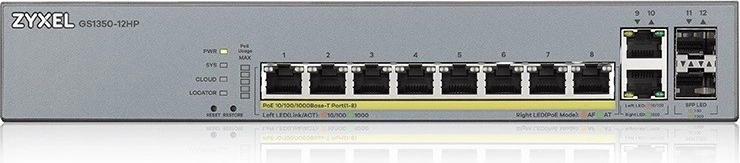 Διαχειριζόμενος μεταγωγέας CCTV PoE LR 130W
