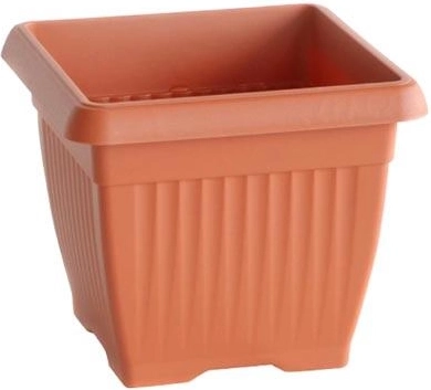 Τετράγωνη γλάστρα 15 × 15 cm, ύψος 13 cm