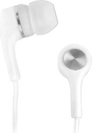 Setty ενδοωτικά στερεοφωνικά ακουστικά in-ear 1 m λευκά