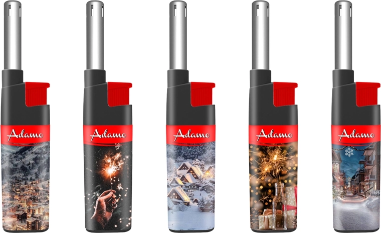 Επαναγεμιζόμενος αναπτήρας υγραερίου FireLight Adamo Winter Time – χειμερινή έκδοση (25 τεμ.)