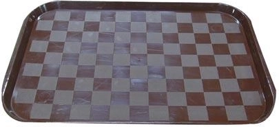 Πλαστικός δίσκος σερβιρίσματος 49 × 35 cm, μίξη χρωμάτων
