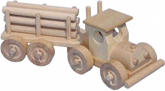 Ξύλινο αυτοκίνητο με κορμούς Ceeda Cavity