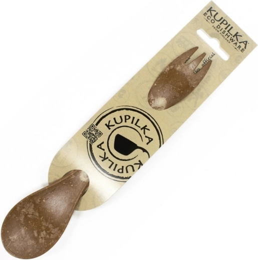 Kupilka spork 20,5 cm καφέ – πιρούνι και κουτάλι σε ένα