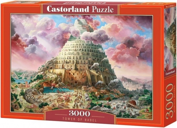 Παζλ 3000 κομματιών CASTORLAND – Πύργος της Βαβυλώνας