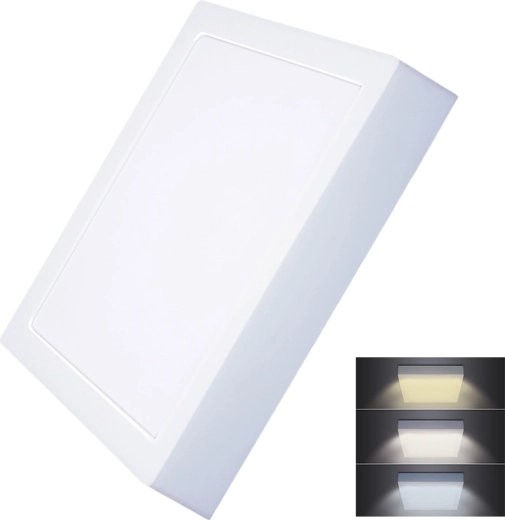 Solight επιφανειακό LED μίνι πάνελ τετράγωνο CCT 24 W 1800 lm