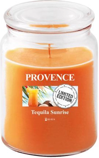 Αρωματικό κερί σε γυάλινο δοχείο PROVENCE Tequila Sunrise 95 ώρες