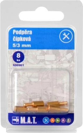 Πείρος στήριξης ραφιού 5/3 mm ορείχαλκος (8 τεμ.)