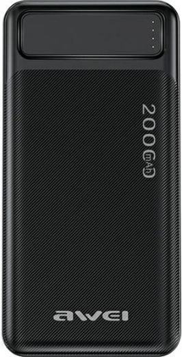Powerbank 20000 mAh P6K με οθόνη και 2× USB‑A