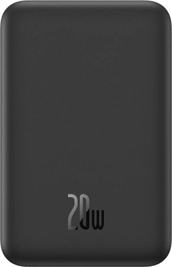 Μαγνητικό mini powerbank BASEUS 5000 mAh με MagSafe, USB‑C 20 W, μαύρο