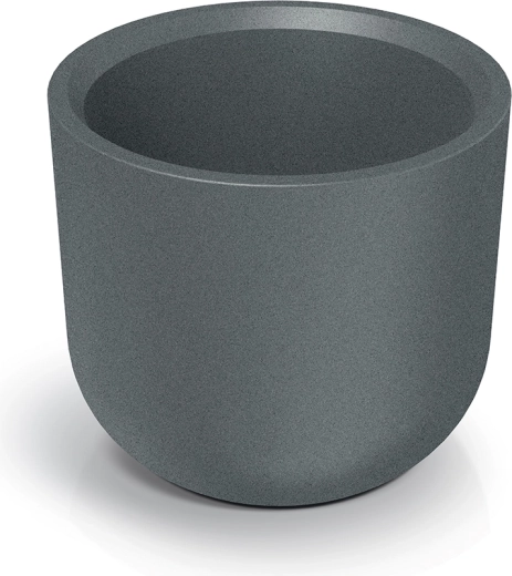 Γλάστρα Molta Round High 60 cm σε γρανιτέ γκρι