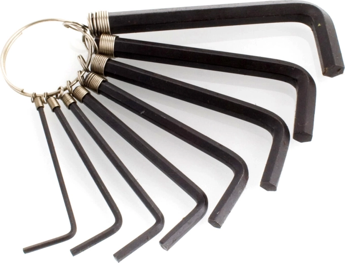 Σετ κλειδιών Allen (imbus) 1,5–6 mm, 8 τεμάχια