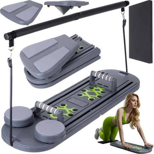 Πολυλειτουργική σανίδα pilates TRIZAND 97 × 35 cm με λαβές άσκησης