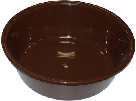 Πλαστική λεκάνη 36 cm καφέ