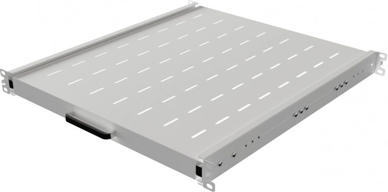 Συρόμενο ράφι για rack 19" 1U, 500 mm, γκρι