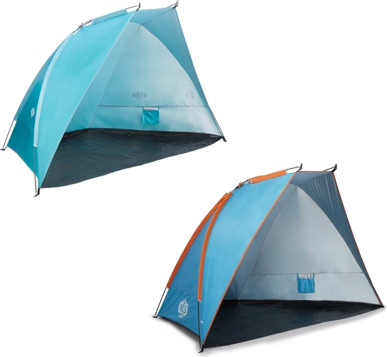 Σκηνή παραλίας NILS Camp NC8030 μπλε‑πορτοκαλί XXL
