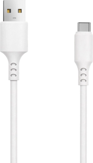 Καλώδιο Setty USB–USB‑C 1 m 3 A λευκό