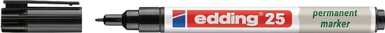 Ανεξίτηλος μαρκαδόρος Edding 25 EcoLine, μαύρος