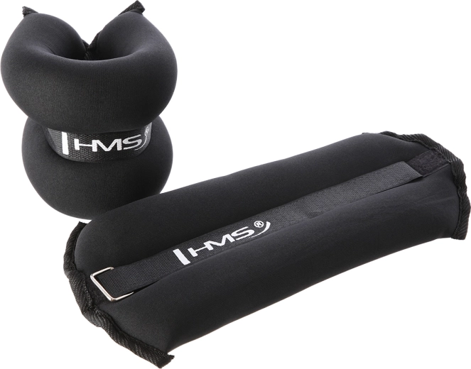 Βάρη για αστραγάλους και καρπούς HMS 2 × 3 kg, μαύρα