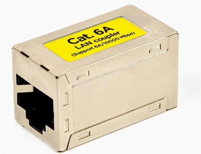 Σύνδεσμος LAN RJ45 Cat 6, λευκός