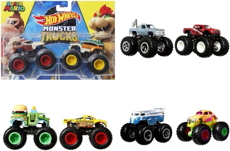 Hot Wheels Monster Trucks 1:64 διπλό πακέτο – διάφορα μοντέλα