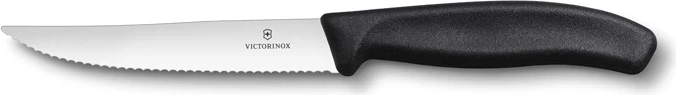 Victorinox SwissClassic μαχαίρι για μπριζόλα και πίτσα 12 cm, μαύρο