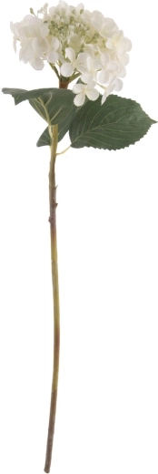 Τεχνητό λουλούδι Ορτανσία λευκή 64 cm