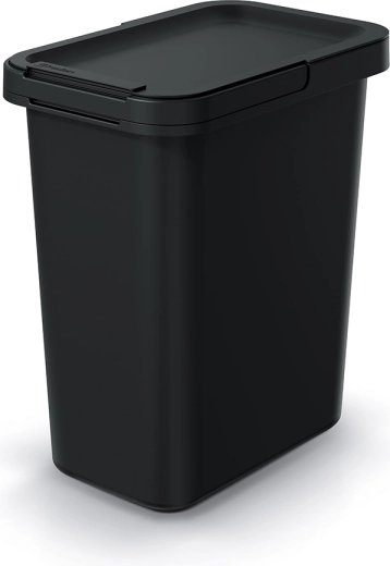Κάδος απορριμμάτων Systema 12 l – ανακυκλωμένο μαύρο