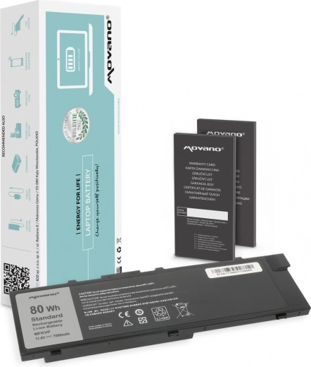 Μπαταρία Movano για Dell Precision 15 7510 και 17 7710, 7000 mAh (80 Wh)