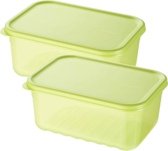 Δοχεία τροφίμων Lock&Lock Fresh Block 1,5 l – σετ 2 τεμ.