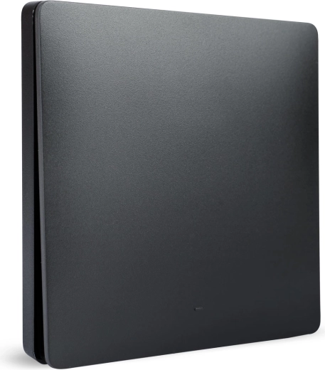 Ασύρματο κινητικό επιτοίχιο μπουτόν Delight 433 MHz, 1 κύκλωμα, μαύρο