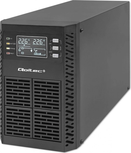 On-line UPS 1 kVA 1000 W με καθαρό ημίτονο και οθόνη LCD