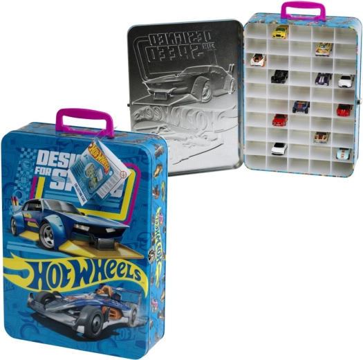 Αλουμινένια βαλιτσούλα HOT WHEELS για 50 αυτοκινητάκια