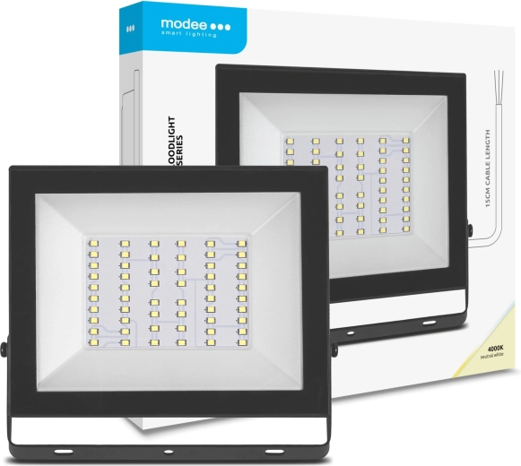 Modee LED προβολέας E‑series Slim 50 W, 4000 lm, 120°, ουδέτερο λευκό