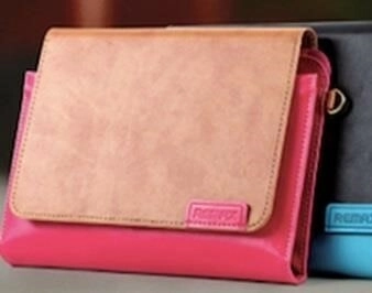 Ροζ δερμάτινη θήκη για iPad Mini (Retina) Remax