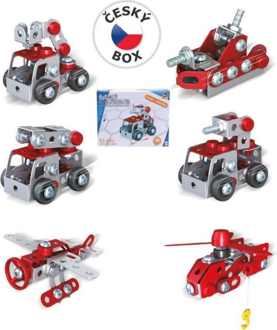 Κατασκευαστικό σετ Μικρός μηχανικός – πυροσβεστικά οχήματα – Πυροσβέστες