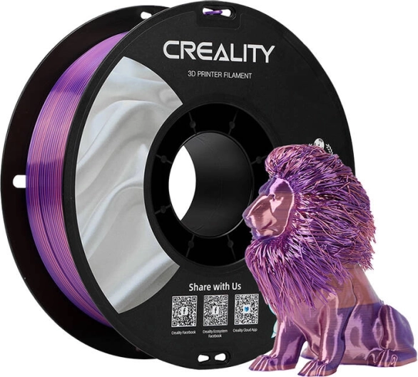 Νήμα Silk PLA Creality ροζ‑μωβ 1,75 mm