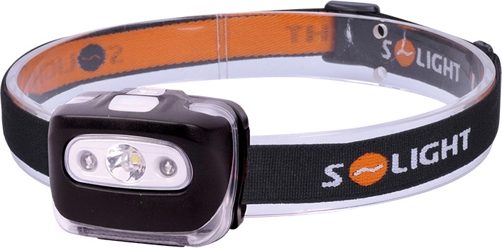Solight LED φακός κεφαλής 3 W με κόκκινο φως για 3× AAA - 1 τεμάχιο