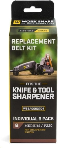 Work Sharp ανταλλακτικές ταινίες λείανσης P220, σετ 6 τεμ.