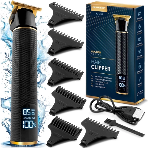 Κουρευτική μηχανή μαλλιών και γενειάδας Berdsen Barber Master BD-260, μαύρη