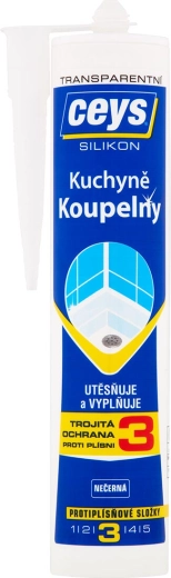 Υγειονομική σιλικόνη CEYS διάφανη 280 ml