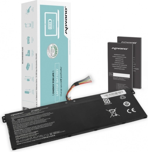 Μπαταρία Movano AP19B8K για Acer Aspire 3 A314-22, A315-56, A315-57, A315-58 και A317, 3400 mAh, 39 Wh
