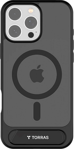 Θήκη TORRAS Pstand για iPhone 16 Pro, μαύρη