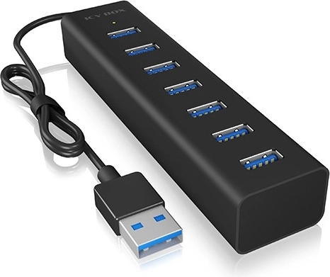 Icy Box 7θυρη θύρα USB 3.0 με τροφοδοσία δικτύου