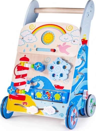 Bigjigs Baby ξύλινος διαδραστικός περιπατητήρας Μοře