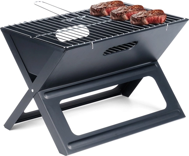 Πτυσσόμενη ψησταριά κάρβουνου BBQ σε μορφή βαλιτσάκι