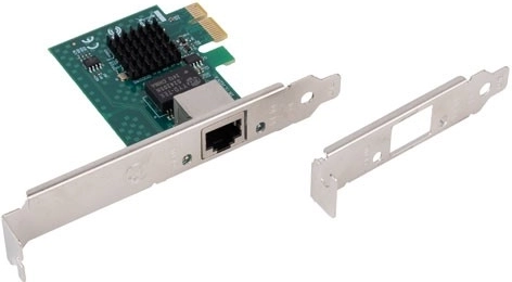 Κάρτα δικτύου PCIe 2,5GbE RJ45 (PCI Express x1) με στήριγμα low-profile